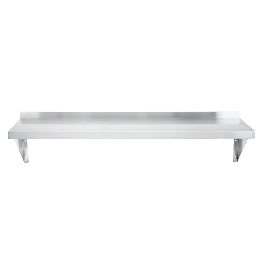 Restaurantware 16 Gauge Kitchen Tek Stainless Steel Wall Mount Shelves, 12X48In - Restaurant Equipment and Smallwares - Canadian Distribution