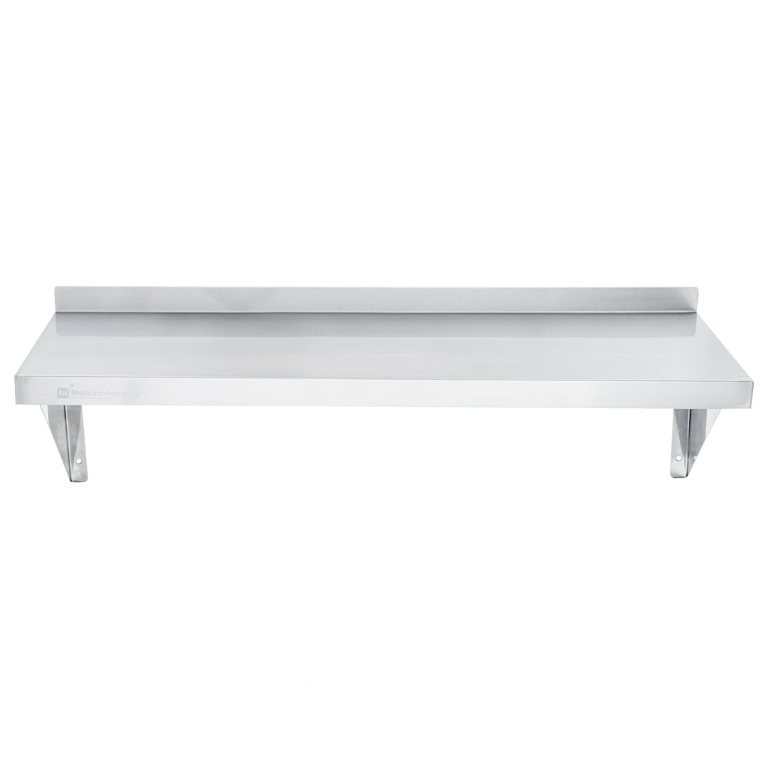 Restaurantware 16 Gauge Kitchen Tek Stainless Steel Wall Mount Shelves, 12X36In - Restaurant Equipment and Smallwares - Canadian Distribution