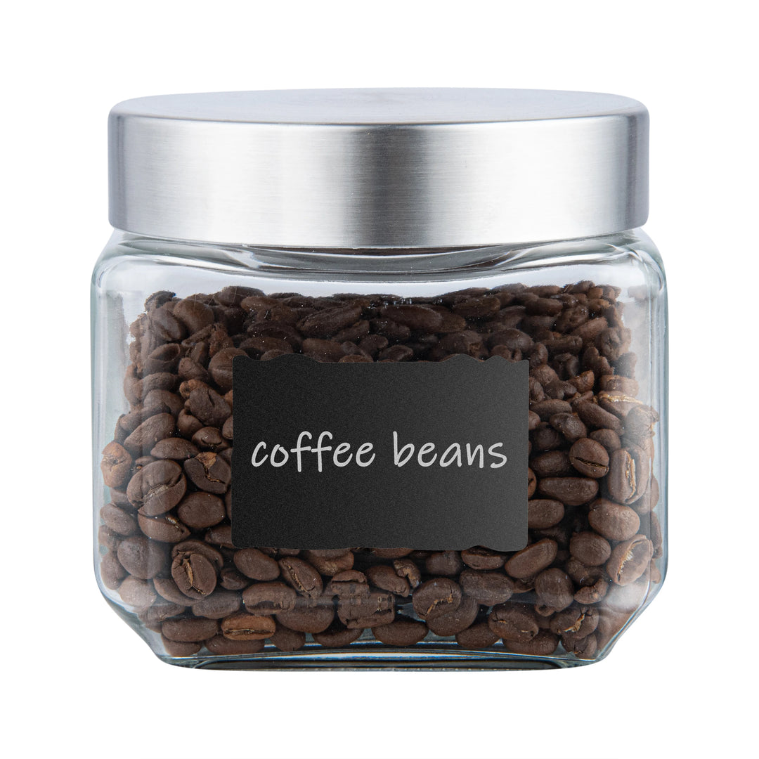 Restaurantware 20oz Glass Vetri Storage Jar, With Lid & Chalkboard Label - Restaurant Equipment and Smallwares - Canadian Distribution - Ships Free Within Canada on Orders Above CAD $199