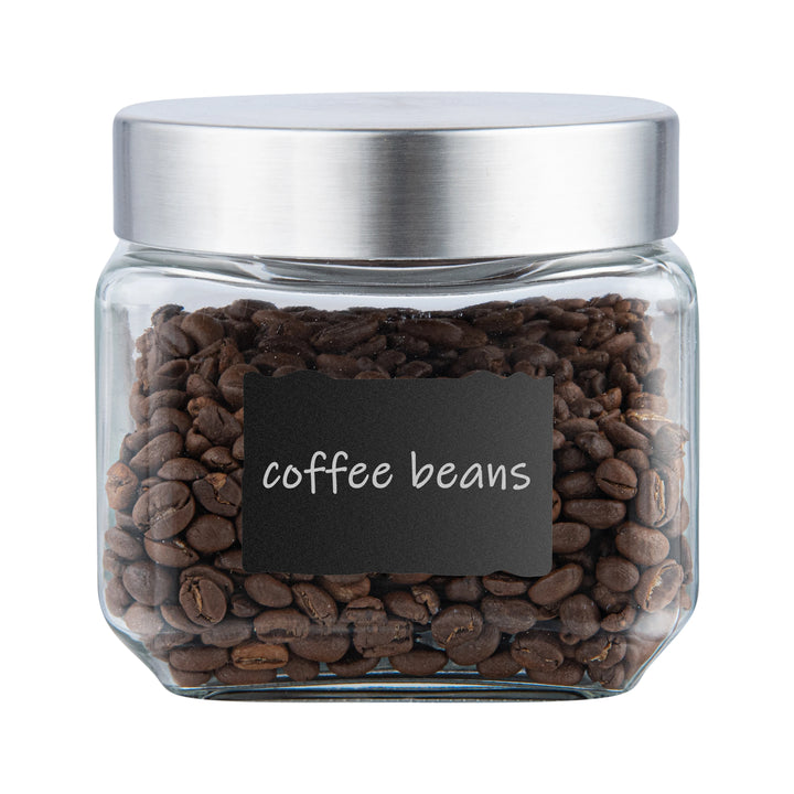 Restaurantware 20oz Glass Vetri Storage Jar, With Lid & Chalkboard Label - Restaurant Equipment and Smallwares - Canadian Distribution - Ships Free Within Canada on Orders Above CAD $199