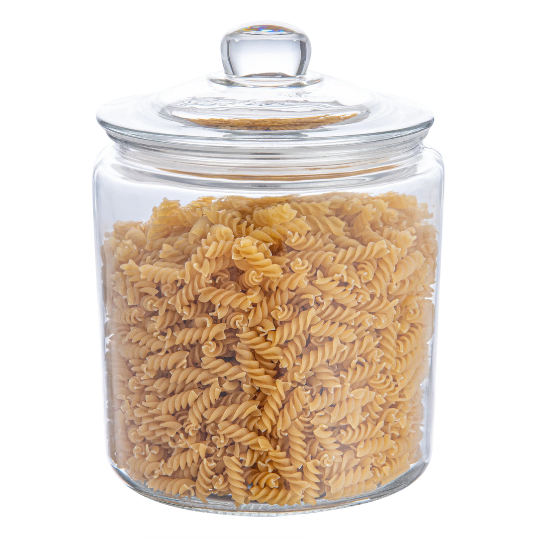 Restaurantware 1Gal Glass Vetri Storage Jar, With Glass Lid - Restaurant Equipment and Smallwares - Canadian Distribution - Ships Free Within Canada on Orders Above CAD $199