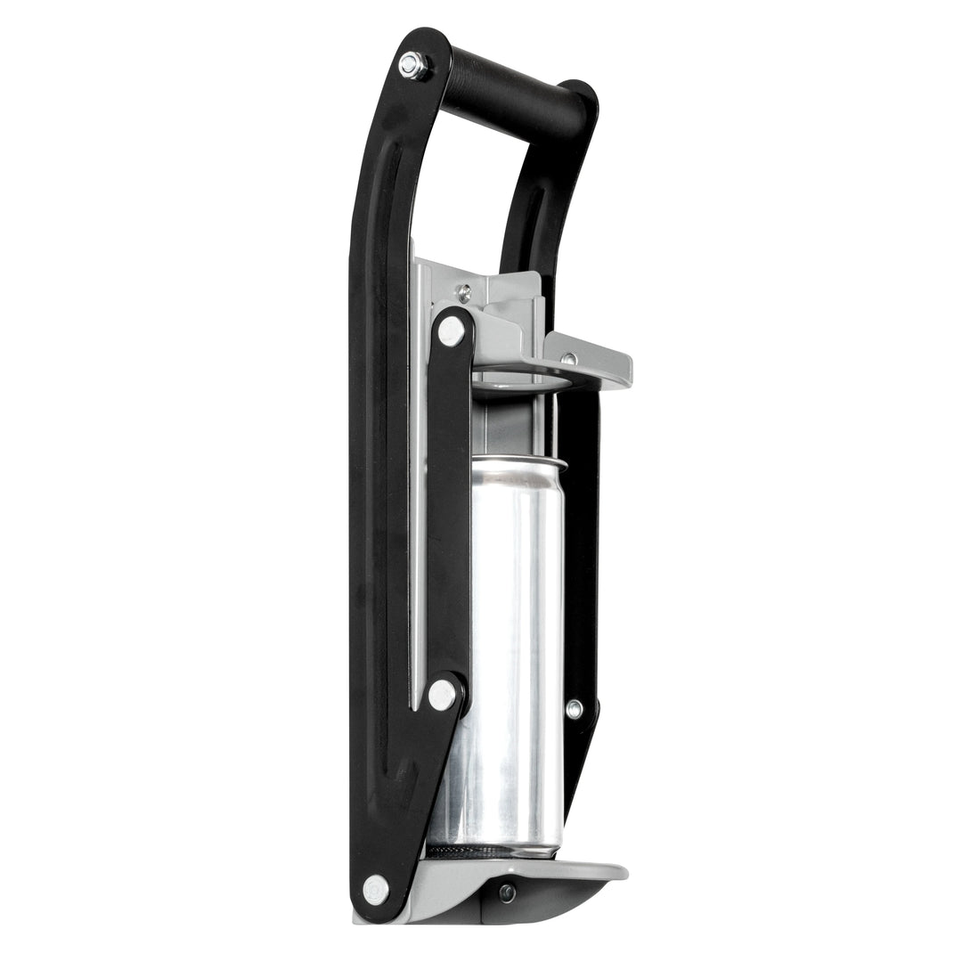 Restaurantware Met Lux Gray Wall Mount Metal Can Crusher, For 12 & 16oz Cans - Restaurant Equipment and Smallwares - Canadian Distribution - Ships Free Within Canada on Orders Above CAD $199