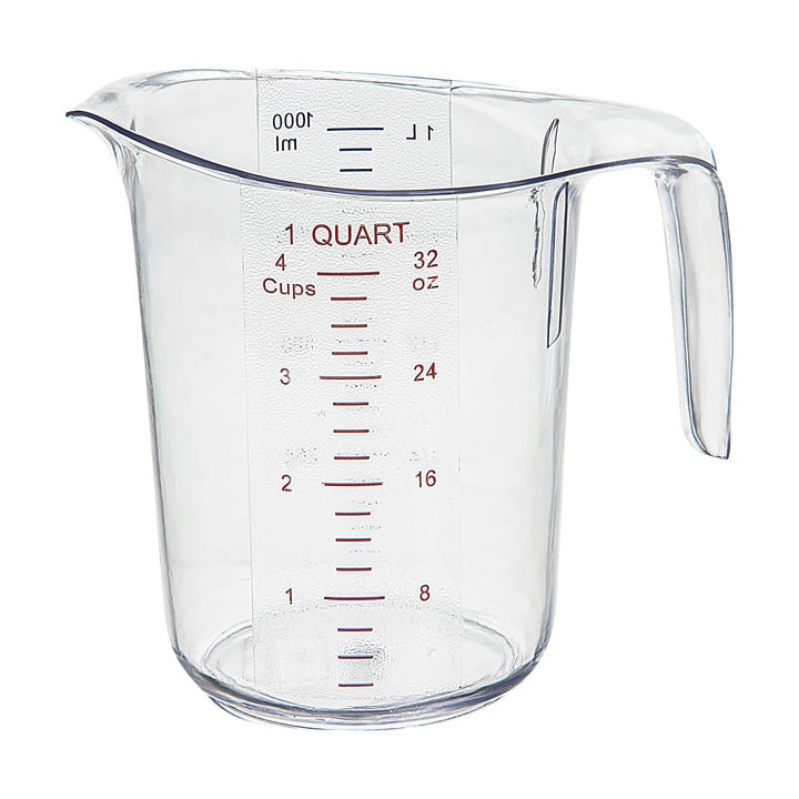 Restaurantware 1 Quart Measuring Cups, Clear, Plastic - Restaurant Equipment and Smallwares - Canadian Distribution