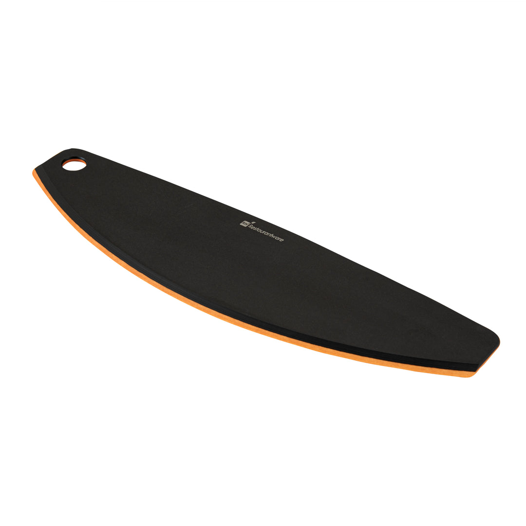 Restaurantware Rocker Black Wood Pizza Cutter, 13.75X3.5In, With Cover - Restaurant Equipment and Smallwares - Canadian Distribution