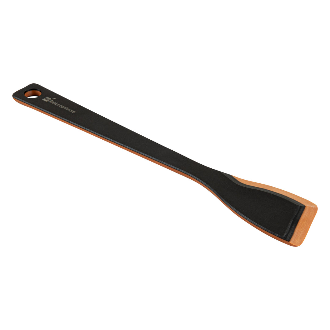 Restaurantware Nature Tek 13In Black Wood Angled Spatula - Restaurant Equipment and Smallwares - Canadian Distribution