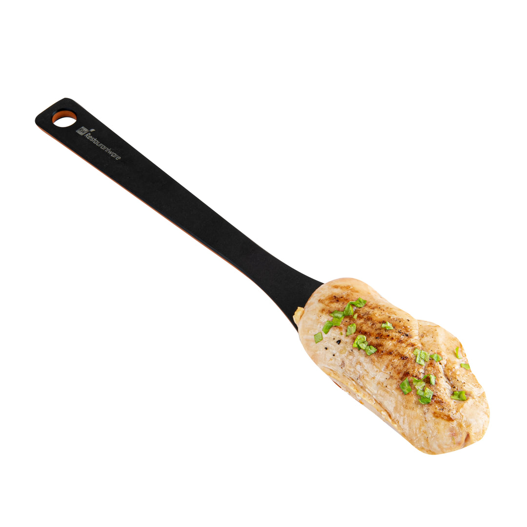 Restaurantware Nature Tek 13In Black Wood Spatula - Restaurant Equipment and Smallwares - Canadian Distribution - Ships Free Within Canada on Orders Above CAD $199