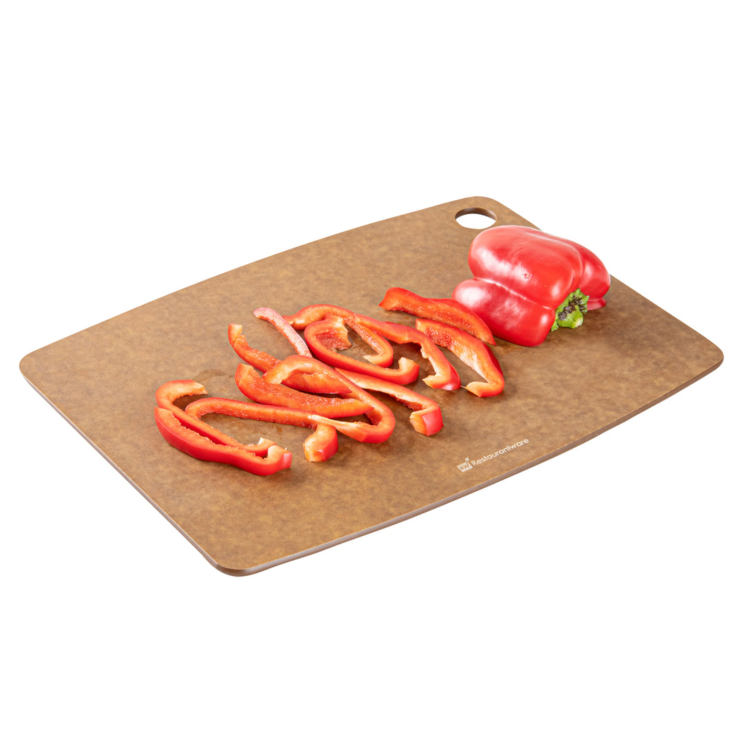 Restaurantware Nature Tek Brown Wood Fiber Cutting Board, 14.5X10.75In - Restaurant Equipment and Smallwares - Canadian Distribution - Ships Free Within Canada on Orders Above CAD $199