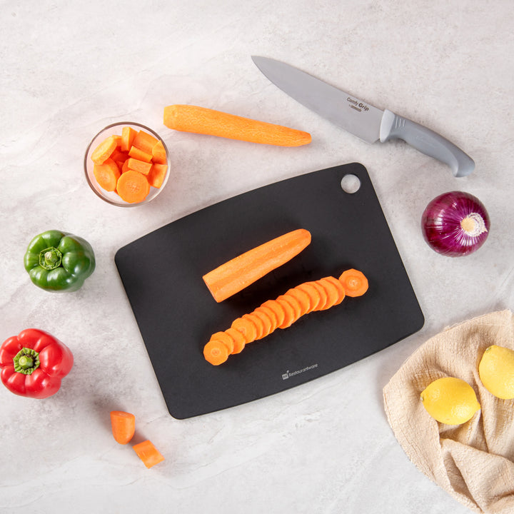 Restaurantware Nature Tek Gray Charcoal Wood Fiber Cutting Board, 14.5X10.75In - Restaurant Equipment and Smallwares - Canadian Distribution - Ships Free Within Canada on Orders Above CAD $199
