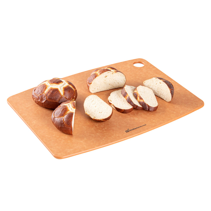 Restaurantware Nature Tek Kraft Charcoal Wood Fiber Cutting Board, 14.5X10.75In - Restaurant Equipment and Smallwares - Canadian Distribution - Ships Free Within Canada on Orders Above CAD $199