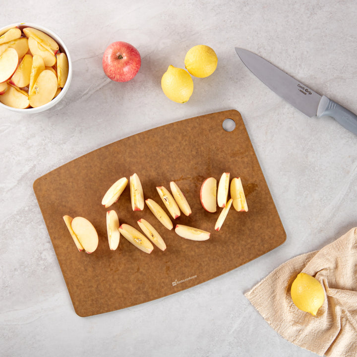 Restaurantware Nature Tek Brown Wood Fiber Cutting Board, 17.25X12.75In - Restaurant Equipment and Smallwares - Canadian Distribution - Ships Free Within Canada on Orders Above CAD $199