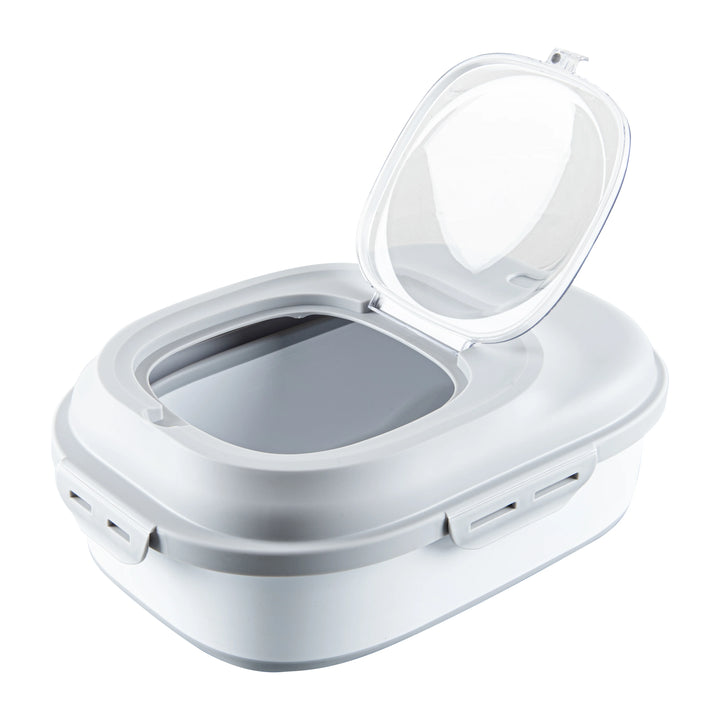 Restaurantware Rw Base Gray Plastic Collapsible Storage Containers, 17.75X13X14.75In - Restaurant Equipment and Smallwares - Canadian Distribution - Ships Free Within Canada on Orders Above CAD $199