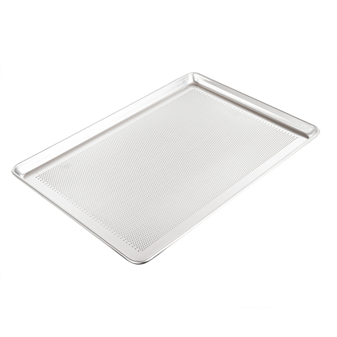 Restaurantware Met Lux Full-Size Heavy Duty Perforated Aluminum Baking Sheet Pans, 26X18In - Restaurant Equipment and Smallwares - Canadian Distribution