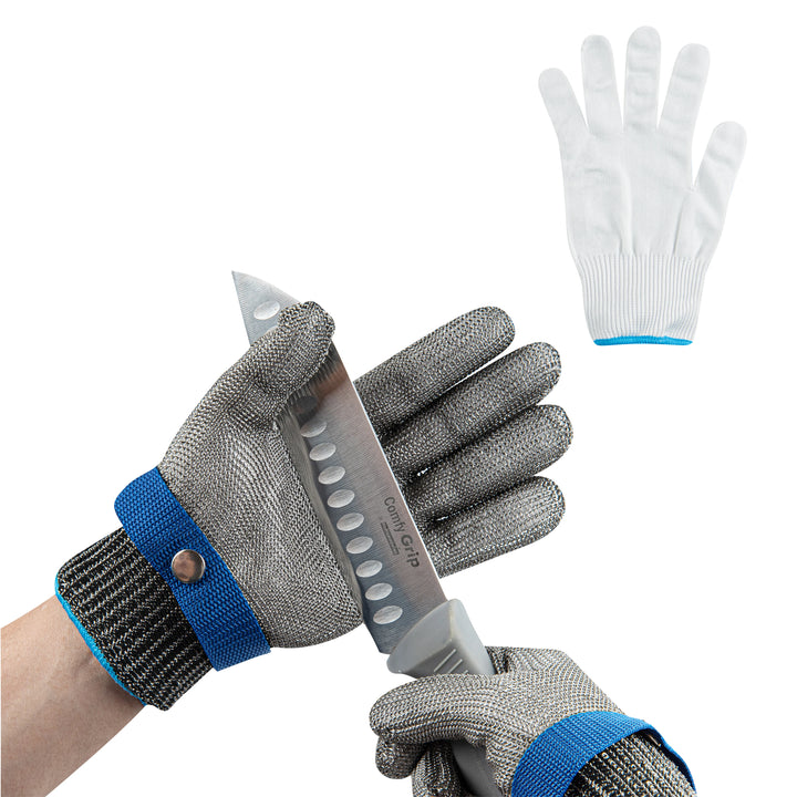 Restaurantware Extra Large Fiber & Stainless Steel Mesh Cut Resistant Glove, Food Safe, Level 9 Life Protector - Restaurant Equipment and Smallwares - Canadian Distribution - Ships Free Within Canada on Orders Above CAD $199