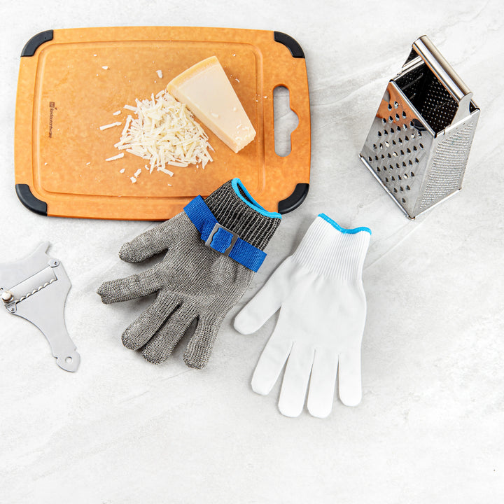 Restaurantware Extra Large Fiber & Stainless Steel Mesh Cut Resistant Glove, Food Safe, Level 9 Life Protector - Restaurant Equipment and Smallwares - Canadian Distribution - Ships Free Within Canada on Orders Above CAD $199
