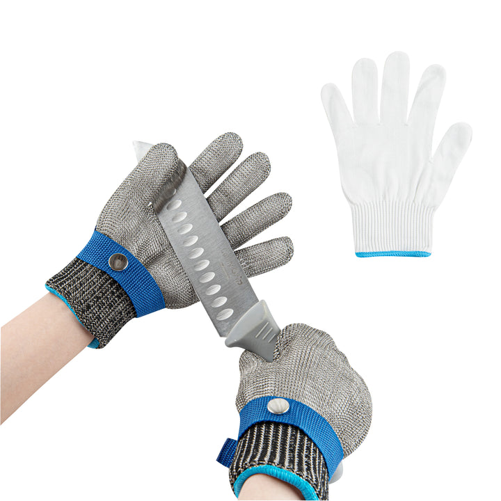 Restaurantware Small Fiber & Stainless Steel Mesh Cut Resistant Glove, Food Safe, Level 9 Life Protector - Restaurant Equipment and Smallwares - Canadian Distribution - Ships Free Within Canada on Orders Above CAD $199