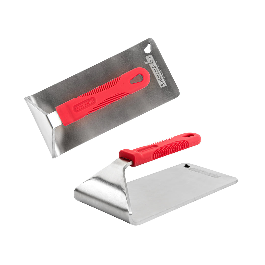 Restaurantware 8.5 x 4.25In Steak Weight, Stainless Steel, with Silicone Handle - Restaurant Equipment and Smallwares - Canadian Distribution - Ships Free Within Canada on Orders Above CAD $199