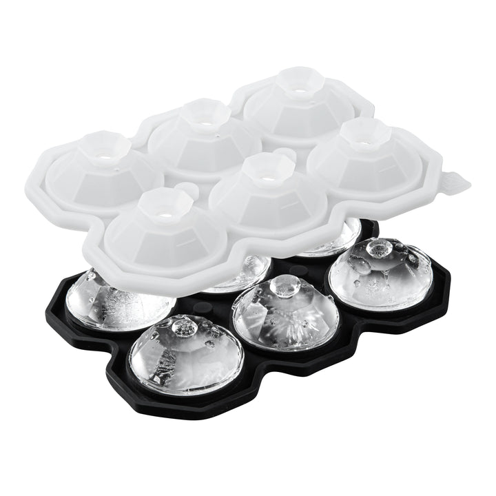 Restaurantware 6 Compartment Diamond Ice Mold, Black, Silicone - Restaurant Equipment and Smallwares - Canadian Distribution - Ships Free Within Canada on Orders Above CAD $199