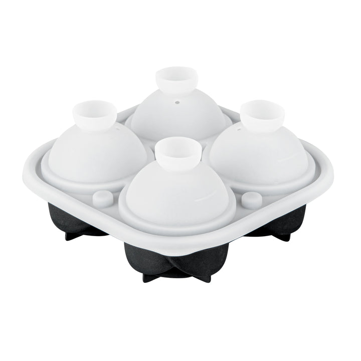 Restaurantware 4 Compartment Rose Ice Mold, Black, Silicone - Restaurant Equipment and Smallwares - Canadian Distribution