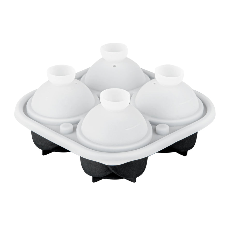 Restaurantware 4 Compartment Rose Ice Mold, Black, Silicone - Restaurant Equipment and Smallwares - Canadian Distribution