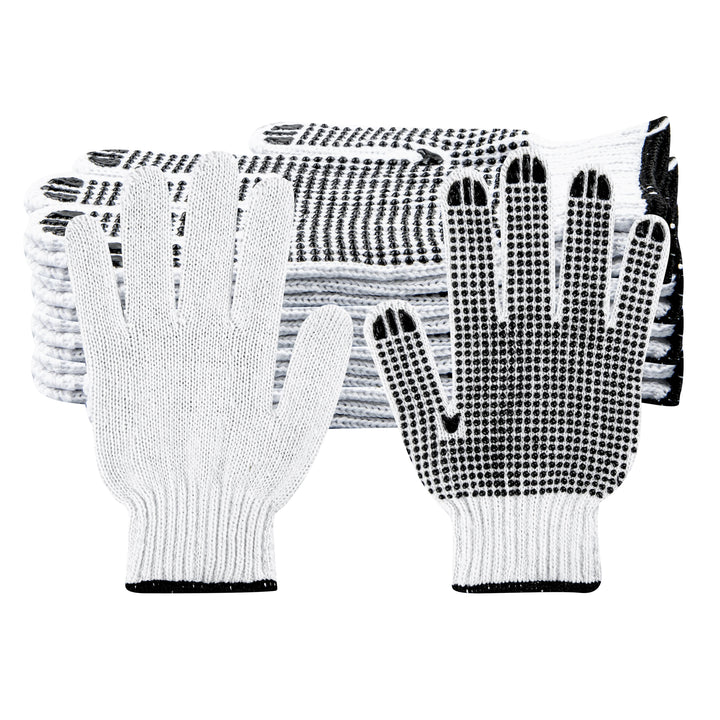 Restaurantware Small White Poly-Cotton Gloves, with Black PVC Dots - Restaurant Equipment and Smallwares - Canadian Distribution