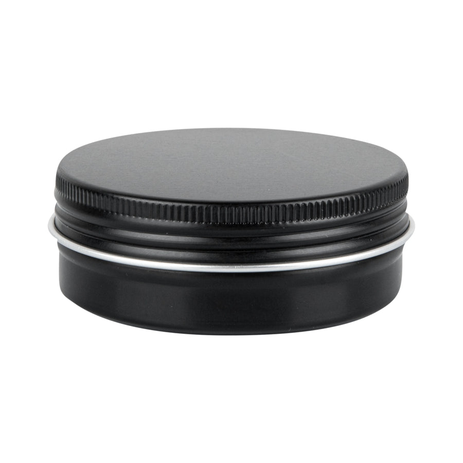 Restaurantware RW Base 2oz Tin Containers, Black, Round, with Screw Lid - Restaurant Equipment and Smallwares - Canadian Distribution