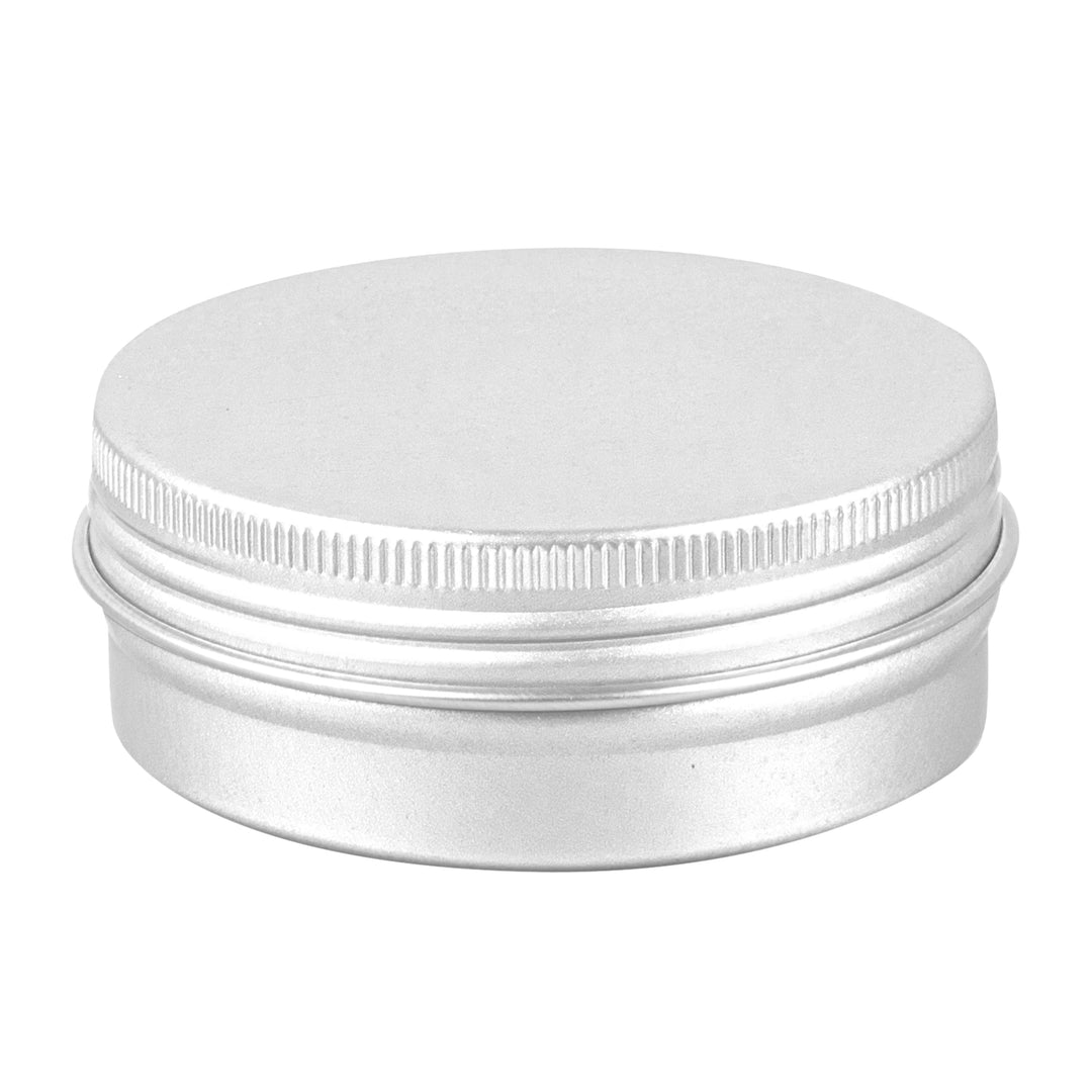 Restaurantware RW Base 2oz Tin Containers, Silver, Round, with Screw Lid - Restaurant Equipment and Smallwares - Canadian Distribution