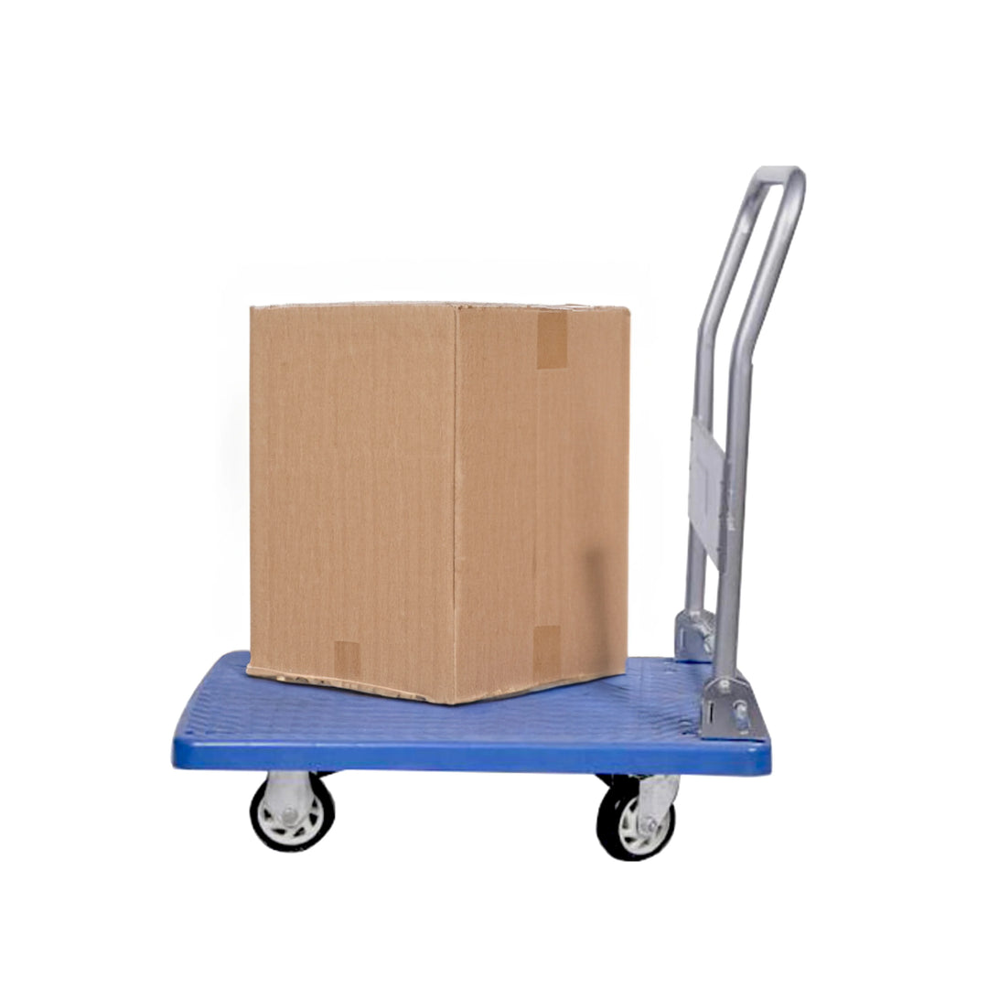 Restaurantware Rw Clean Blue Plastic Folding Platform Cart, 39.5X23.5X38.5In, 660Lb Capacity - 1 Unit/Case - Restaurant Equipment and Smallwares - Canadian Distribution - Ships Free Within Canada on Orders Above CAD $199