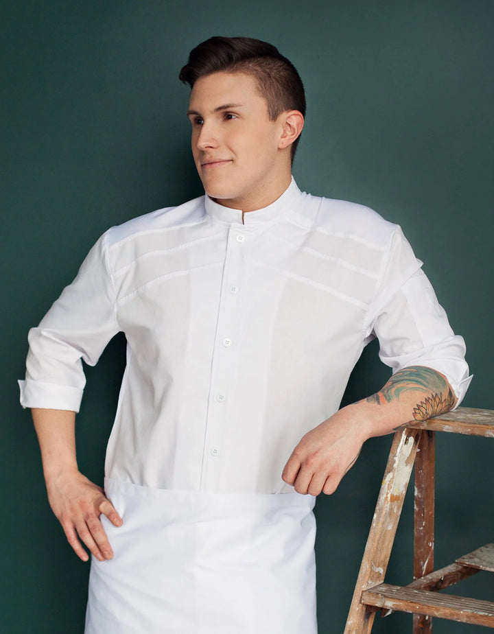 No Limits Small Black Lightweight Chef Coats, Mesh Back - Restaurant Equipment and Smallwares - Canadian Distribution