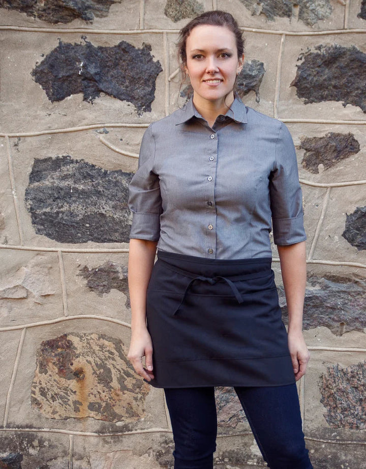 No Limits 15 X 30In Black Apron, Polyester & Cotton, 6 Pocket - Restaurant Equipment and Smallwares - Canadian Distribution