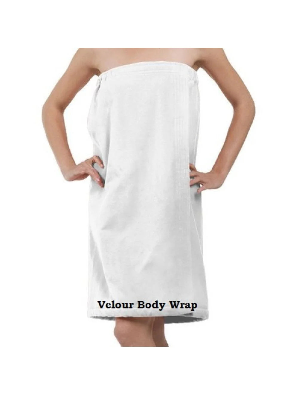 Dolly 2Xl & 4Xl Cotton Velour Women Spa Waist Wraps, With Velcro, Snap - Restaurant Equipment and Smallwares - Canadian Distribution