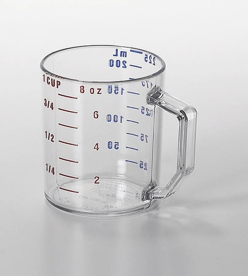 Cambro 1 Cup Clear Plastic Measuring Cups - Restaurant Equipment and Smallwares - Canadian Distribution