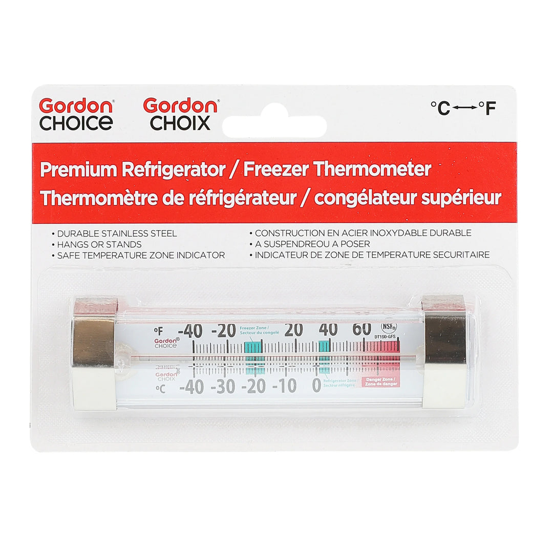 Gordon Choice Fridge/Freezer Thermometers, -40-52C / -40-126F - Restaurant Equipment and Smallwares - Canadian Distribution