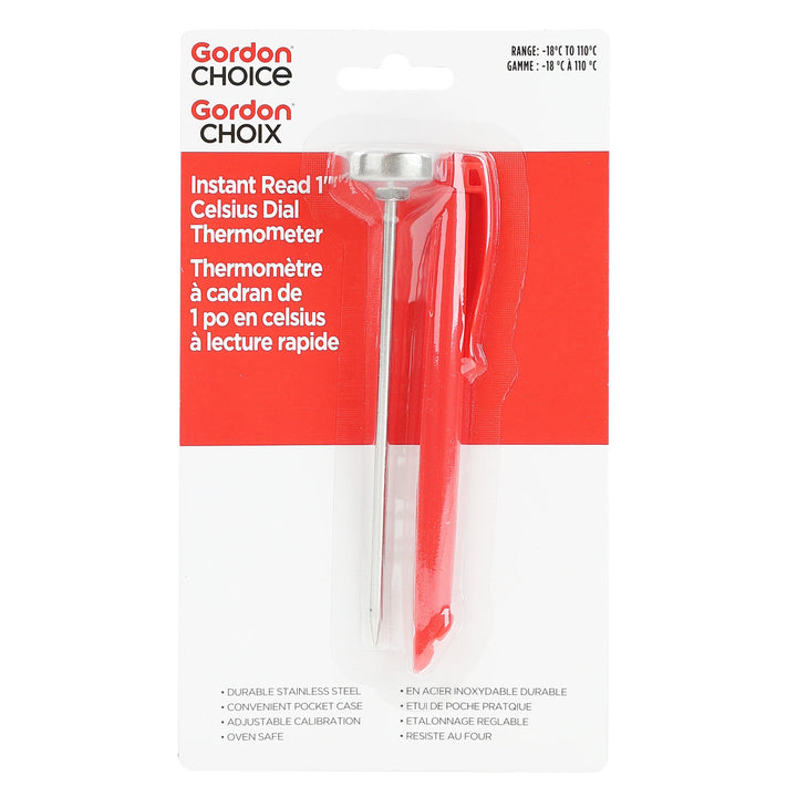 Gordon Choice Pocket Test Dial Thermometers, -18-110C Calibrat - Restaurant Equipment and Smallwares - Canadian Distribution