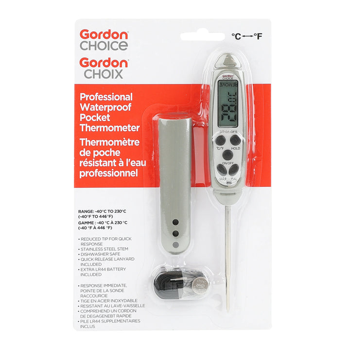 Gordon Choice Digital Pocket Test Thermometers, -40-450F / -40-230C - Restaurant Equipment and Smallwares - Canadian Distribution