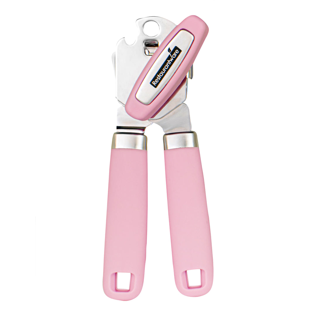 Restaurantware Comfy Grip Stainless Steel Manual Can Opener, Pink, 7.75 x 2 x 2.25In - Restaurant Equipment and Smallwares - Canadian Distribution