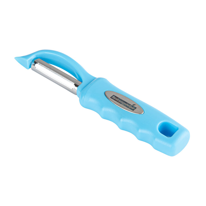 Restaurantware Comfy Grip 7.50In Stainless Steel Vegetable Peeler, Blue - Restaurant Equipment and Smallwares - Canadian Distribution