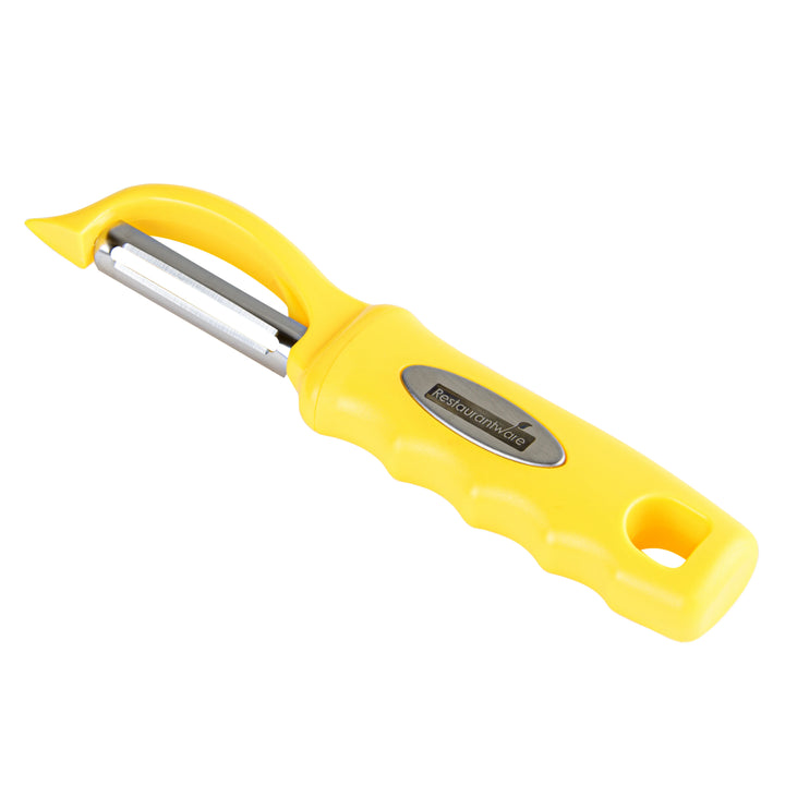 Restaurantware Comfy Grip 7.50In Stainless Steel Vegetable Peeler, Yellow - Restaurant Equipment and Smallwares - Canadian Distribution