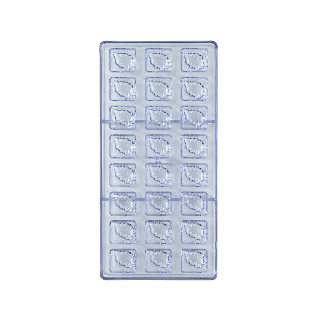 Restaurantware Pastry Tek 24-Compartment Leaf Block Candy & Chocolate Molds, Polycarbonate - Restaurant Equipment and Smallwares - Canadian Distribution