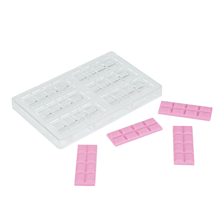 Restaurantware Pastry Tek 6-Compartment Break-Apart Candy & Chocolate Molds, Polycarbonate - Restaurant Equipment and Smallwares - Canadian Distribution - Ships Free Within Canada on Orders Above CAD $199