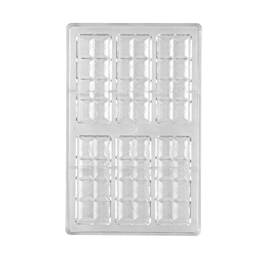Restaurantware Pastry Tek 6-Compartment Break-Apart Candy & Chocolate Molds, Polycarbonate - Restaurant Equipment and Smallwares - Canadian Distribution