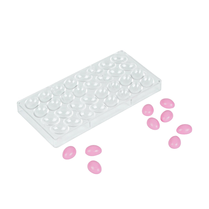 Restaurantware Pastry Tek 32-Compartment Egg Candy & Chocolate Molds, Polycarbonate - Restaurant Equipment and Smallwares - Canadian Distribution - Ships Free Within Canada on Orders Above CAD $199