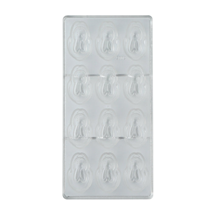 Restaurantware Pastry Tek 12-Compartment Bunny Candy & Chocolate Molds, Polycarbonate - Restaurant Equipment and Smallwares - Canadian Distribution