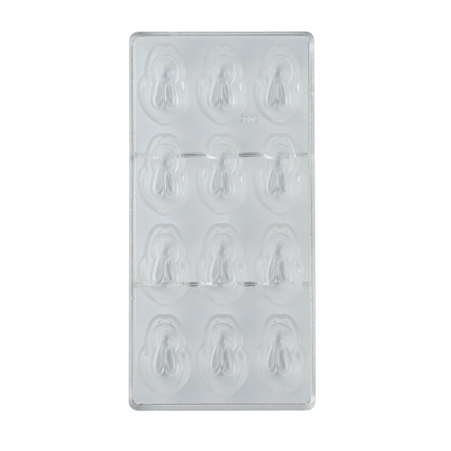 Restaurantware Pastry Tek 12-Compartment Bunny Candy & Chocolate Molds, Polycarbonate - Restaurant Equipment and Smallwares - Canadian Distribution