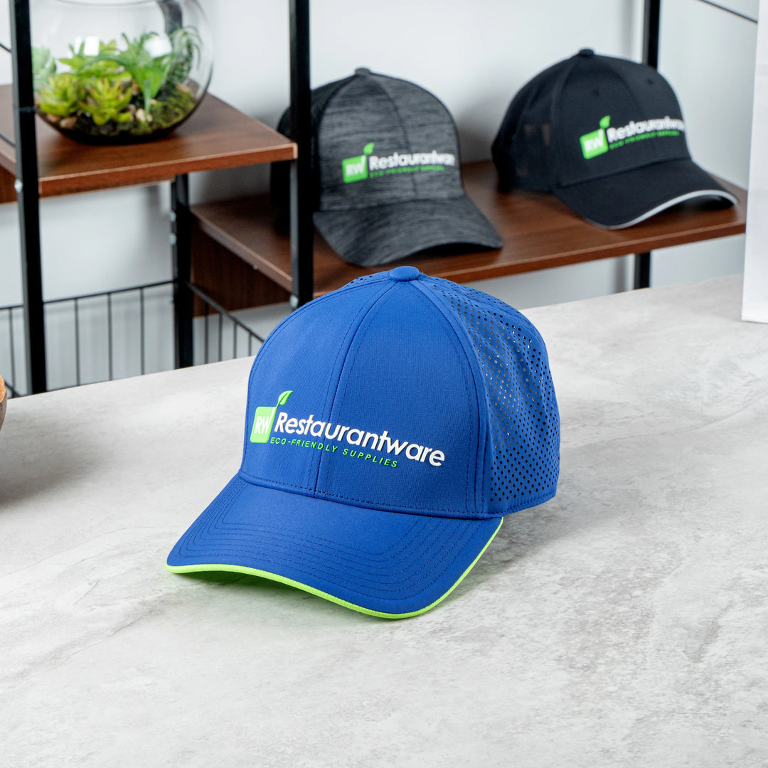 Restaurantware RW Threads Trucker Snapback Hats, Navy Blue, Adjustable - Restaurant Equipment and Smallwares - Canadian Distribution - Ships Free Within Canada on Orders Above CAD $199