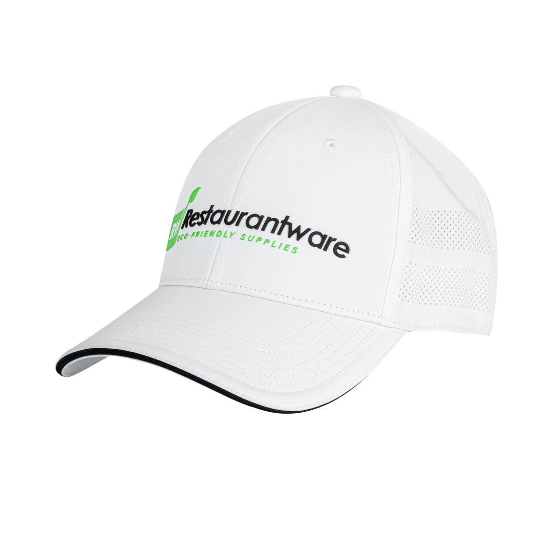 Restaurantware RW Threads Perforated Hats, White, Adjustable - Restaurant Equipment and Smallwares - Canadian Distribution - Ships Free Within Canada on Orders Above CAD $199