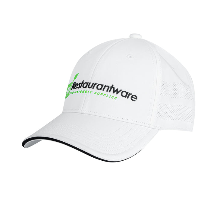 Restaurantware RW Threads Perforated Hats, White, Adjustable - Restaurant Equipment and Smallwares - Canadian Distribution - Ships Free Within Canada on Orders Above CAD $199