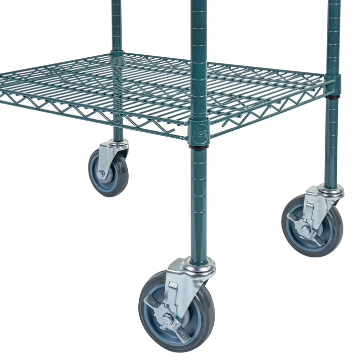 Restaurantware RW Base 5 Inch Stem Casters, for Shelf Kit - Restaurant Equipment and Smallwares - Canadian Distribution - Ships Free Within Canada on Orders Above CAD $199