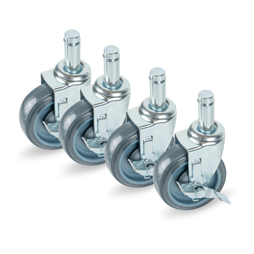 Restaurantware RW Base 5 Inch Stem Casters, for Shelf Kit - Restaurant Equipment and Smallwares - Canadian Distribution