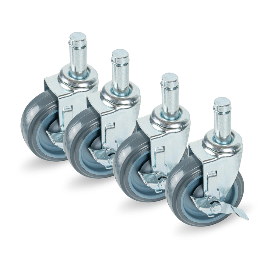 Restaurantware RW Base 5 Inch Stem Casters, for Shelf Kit - Restaurant Equipment and Smallwares - Canadian Distribution