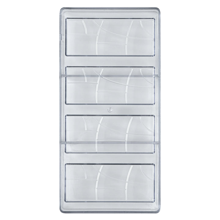 Restaurantware Pastry Tek 4-Compartment Chocolate Bar Molds, Polycarbonate - Restaurant Equipment and Smallwares - Canadian Distribution